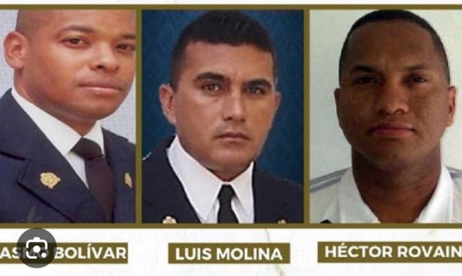 Estos son los 3 funcionarios de la PM que llevan 22 años presos por salvar vidas el 11 de Abril del 2002. A ellos le pudieron un castigo a muerte y ese castigo ha arrastrado a sus familiares, así cómo centenares de casos de personas inocente que no sobrevivieron a esa sadica…