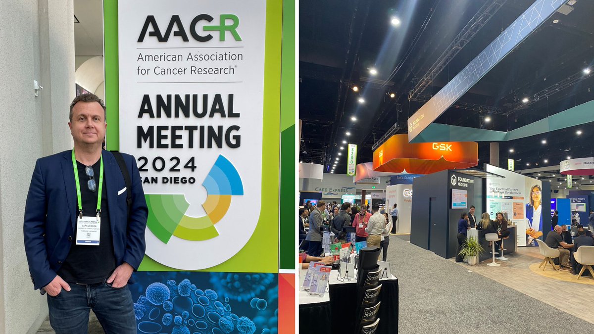 Yesterday the @AACR Annual Meeting ended! Almost one week full of innovative #CancerResearch are in the books. Our spokesperson Lars Zender was part of the meeting presenting interesting research on Aurora kinase which could be used as an powerful anti-#cancer #drug. #AACR24