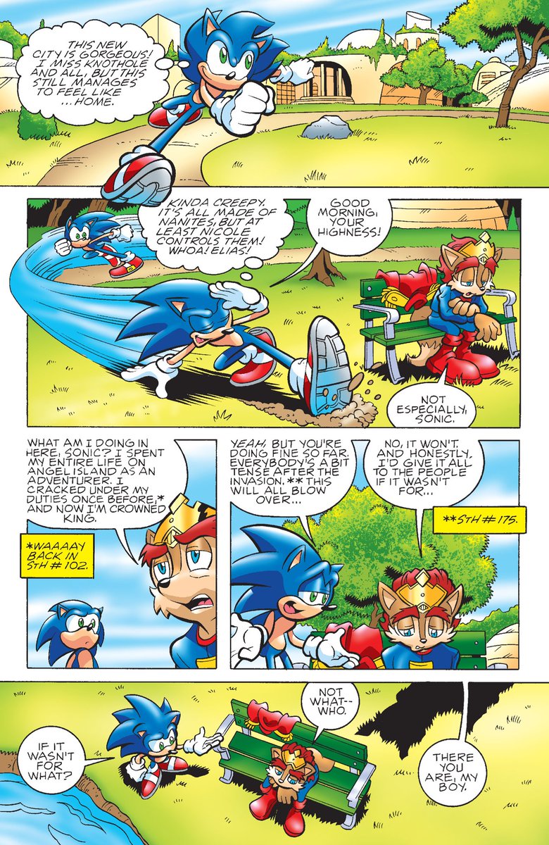 Sonic The Hedgehog 178# 
Escritura: Ian Flynn 
Arte: Tracy Yardley! 
#SonicTheHedgehog #EliasAcorn #SonicComic #Sonic #SonicComics #ArchieSonic #ArchieSonicComics #SonicArchie #SonicArchieComics