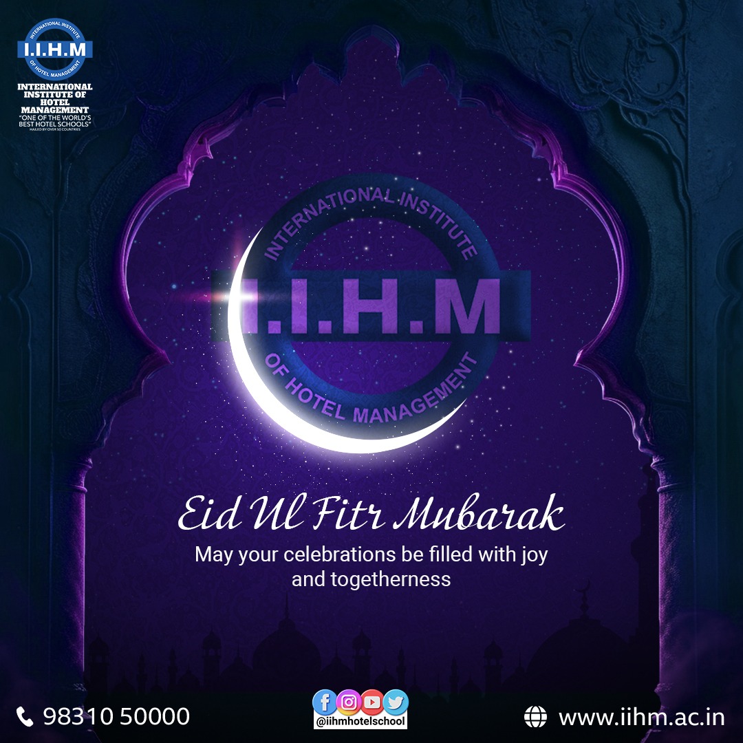 goa_iihm's tweet photo. Eid ul-Fitr Mubarakh!
This Eid let the hospitality within you Shine, choose your career by enrolling in IIHM. A new beginning of a great career awaits!
#EidAlFitr #EidUlFitr #Ramadan #eidmubarak2024 #ramadan2024 #EidCelebration #iihmgoa #IIHM #iihmbest3years #iihmbest3years https://t.co/I8P59el8p0
