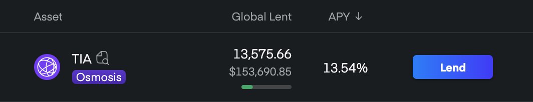 spin the wheels, TIA lenders 🛞 collateralize your idle TIA assets on Nitron to enjoy over 13% lending APY > borrow USDⒼ > deposit into any perp pools > earn trading APYs + spins 🌀 each loan is a ticket to spin, spin, spin your way to Demex Points app.dem.exchange/pools/perp