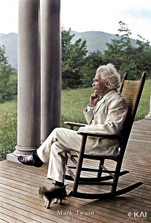 History Thursday – Author Mark Twain (circa 1906)

See more of the International Author and Poet’s works at: georgehruby.org

#georgehruby #poetry #PoetryCommunity #WritingCommunity #ArtisticPoets #poetsoftwitter #PoetsTwitter #poets #poetsandwriters #poem #marktwain