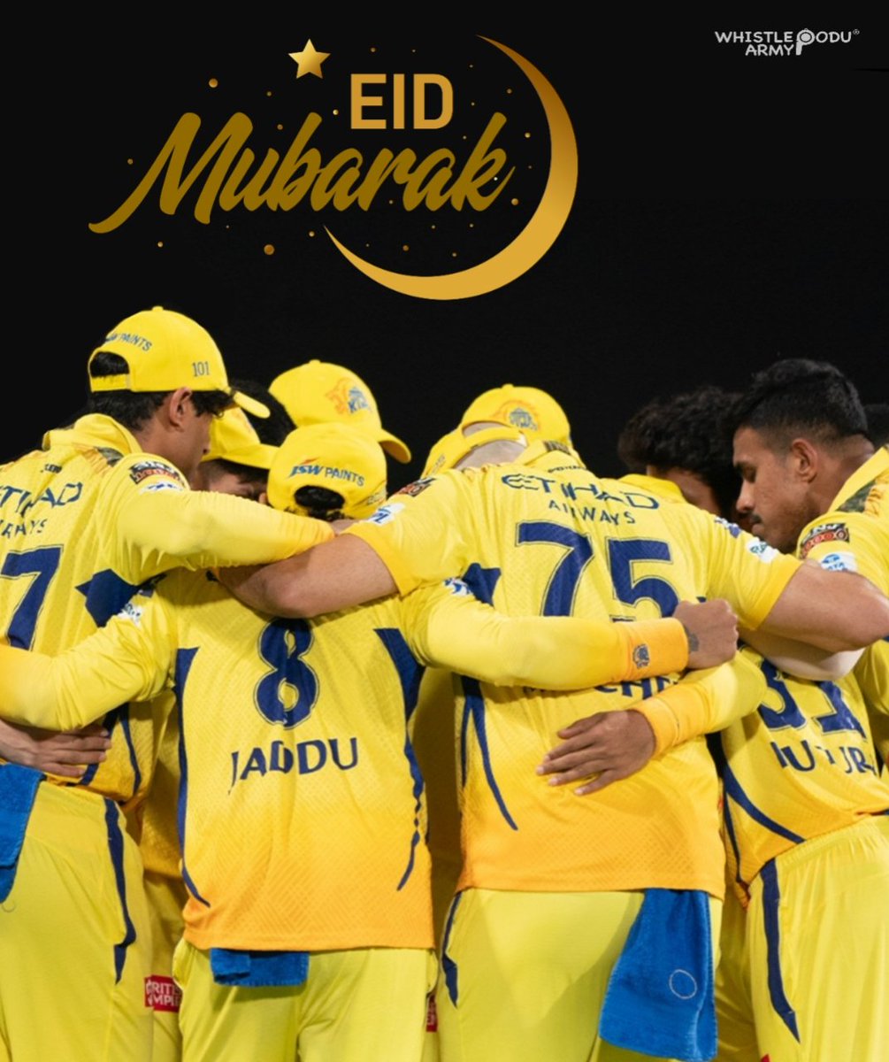 May your Eid be filled with Yellove'ly Moments more 🌙✨ #EidMubarak #WhistlePodu