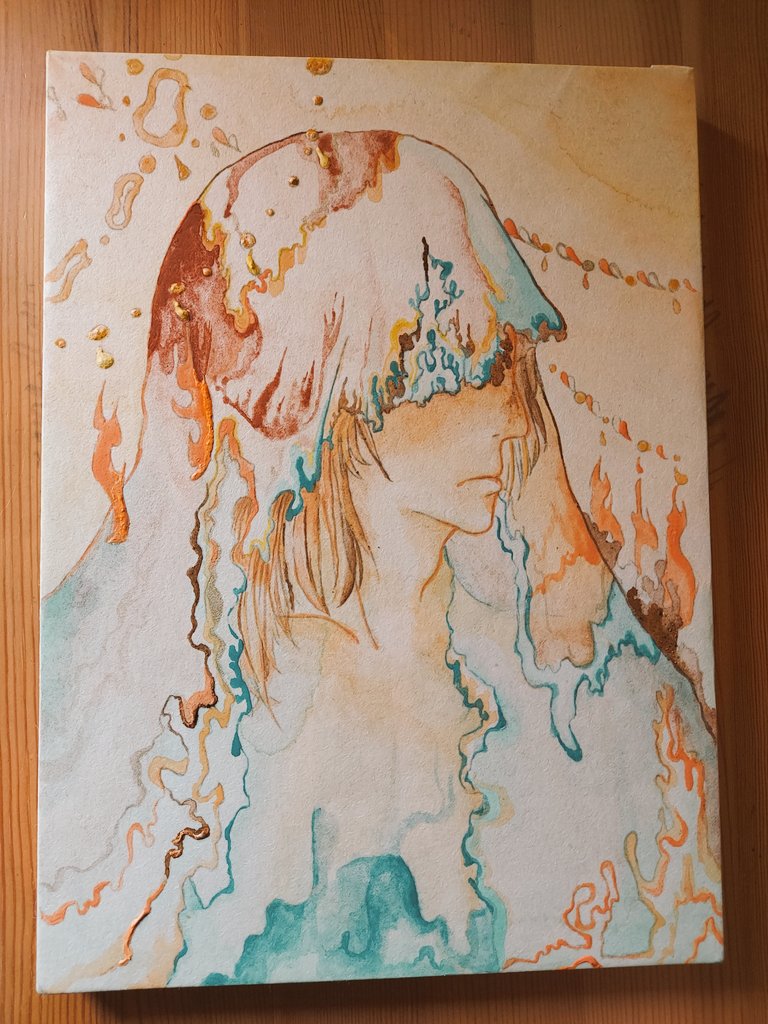 日本画で描きました。