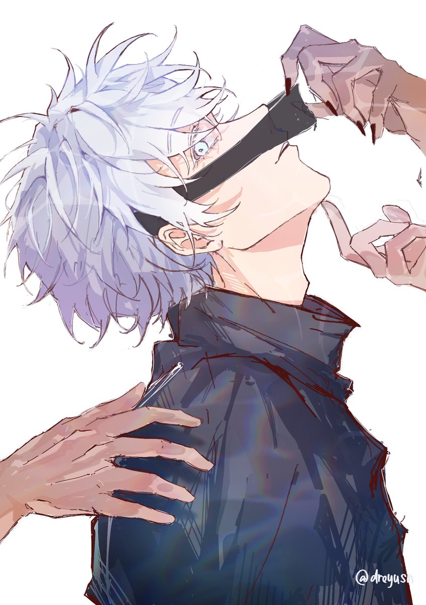 dreyusn's tweet photo. Smth i did for ukm at univ yuhh 
#GojoSatoru #JujutsuKaisen #呪術廻戦 https://t.co/FTrmPjfKst