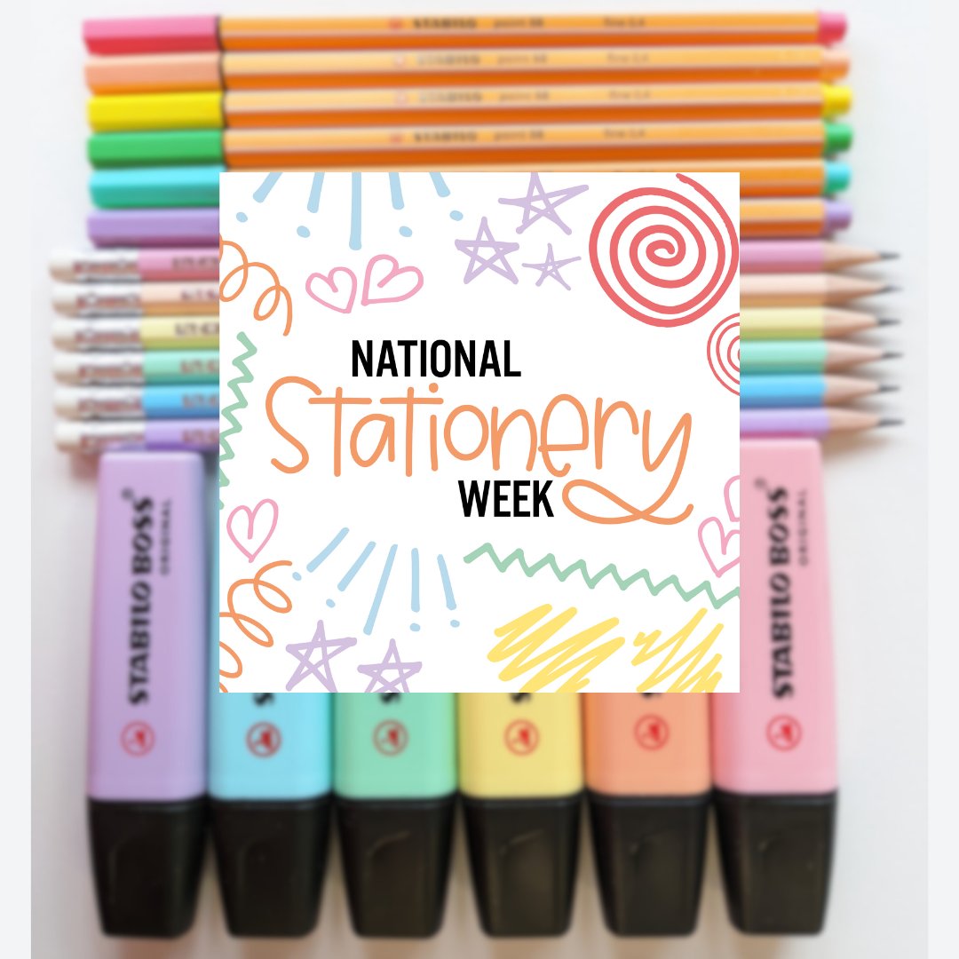 'Stationery encompasses such a vast array and there is so much joy to be had from it all so help us spread the stationery love 💕' Head over to FB, IG or LinkedIn to see more from us as sponsor number 4! #NatStatWeek #WritingMatters #LoveStationery