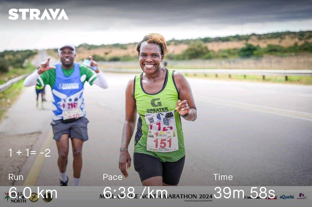 It seems like I signed the contract out of anger. #RunningWithTumiSole #FetchYourBody2024 #IPaintedMyRun