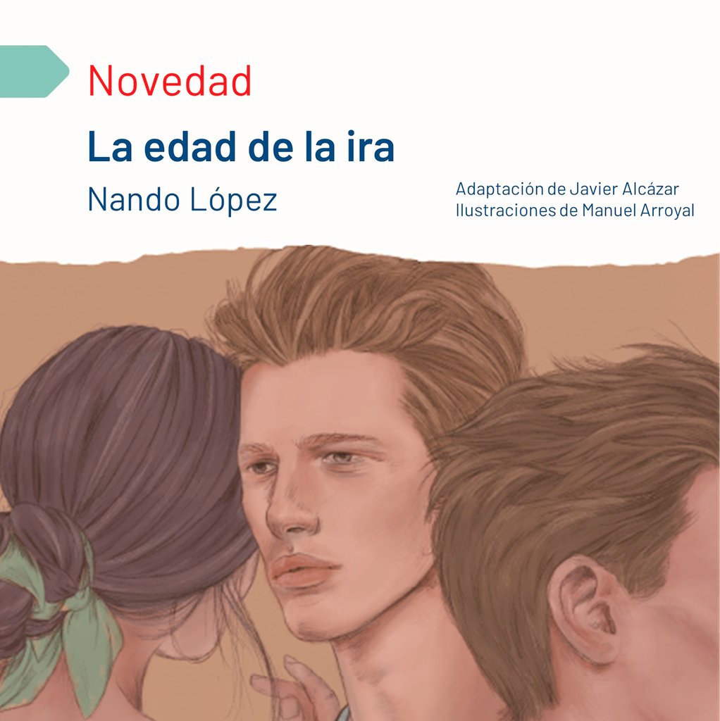 🚨 NOTICIÓN 🚨
Muy pronto publicaremos 'La edad de la ira' de @Nando_Lopez_ en #LecturaFácil
Estamos muy contentos de poder acercarlo a nuevos lectores.
¡Gracias, Nando, por confiar en nosotros 
para esta edición tan especial!
#novedades #literaturaaccesible #LibrosRecomendados