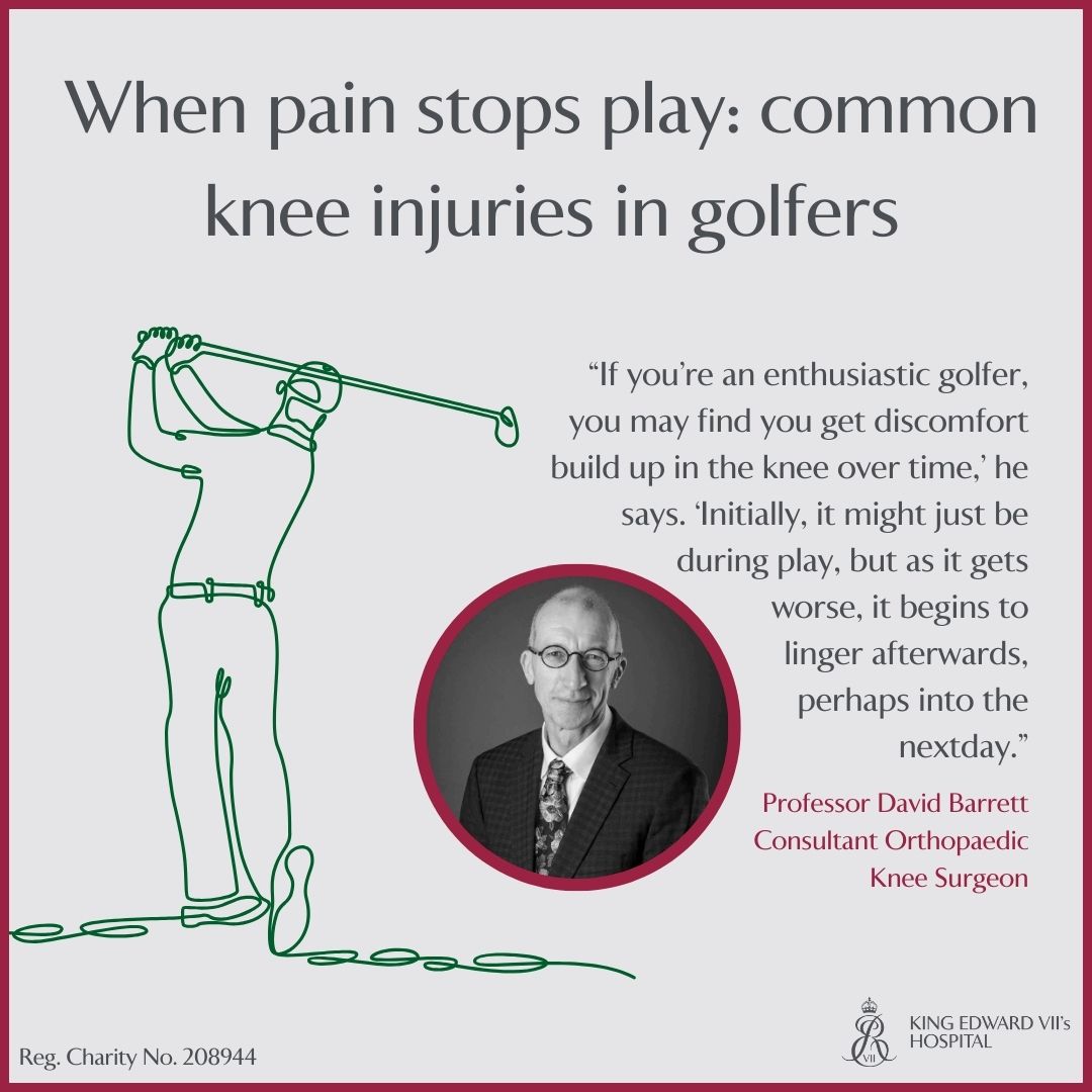 Gearing up for #TheMasters starting today? ⛳As you sit back and watch the pros, don't forget about your own game! If you're struggling with knee pain, our health hub has some valuable insights on common golf injuries. Get ready to swing into action! 🏌️‍♂️ bit.ly/4adYYs9
