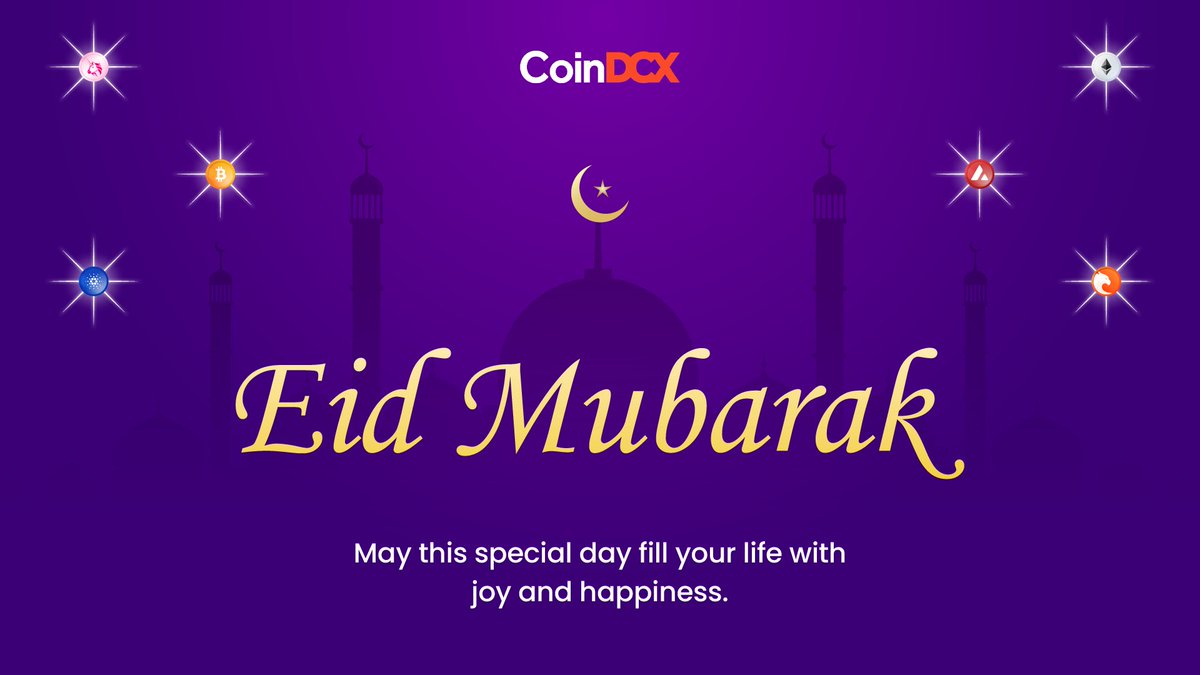 #EidMubarak to everyone celebrating. May we all see the moon and our fortunes rise together.