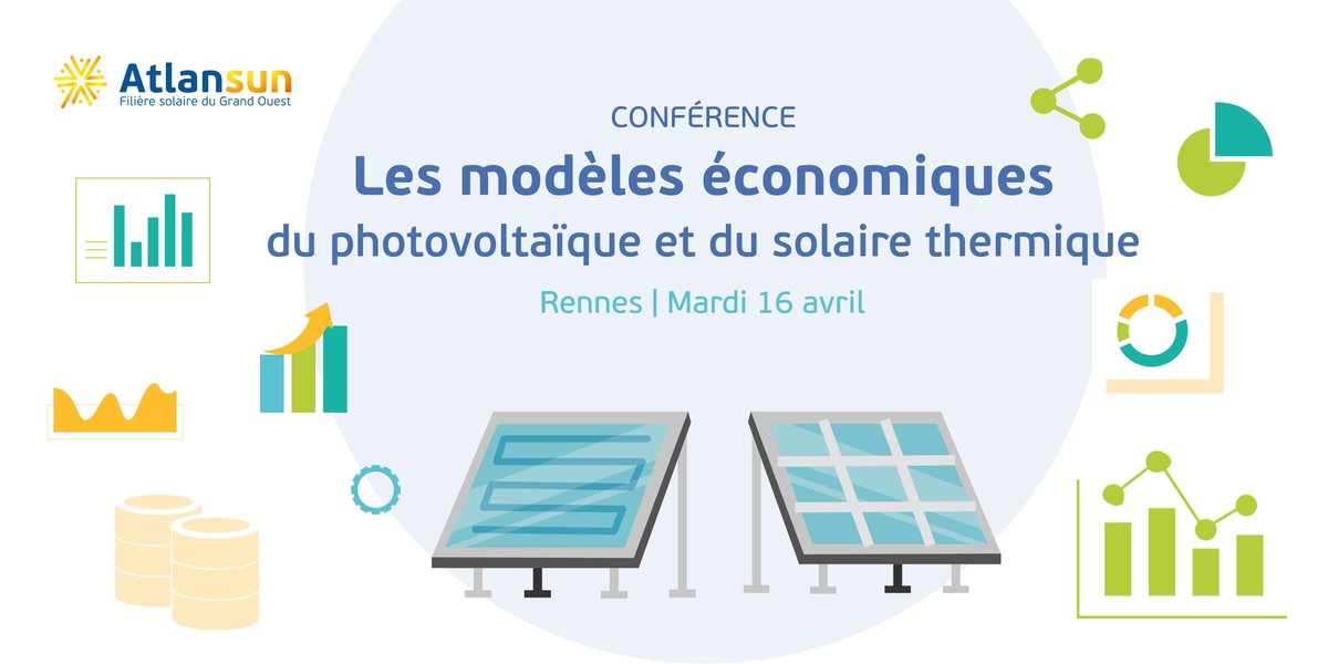 [SAVETHEDATE 📅] Plongez au cœur des modèles économiques du #solaire #pv et #sth avec Atlansun, lors d'une intervention avec les professionnels du solaire, porteurs de projets et artisans, le 16/04 à Rennes ! Plus d'informations et inscriptions 👉 swll.to/DaOTz