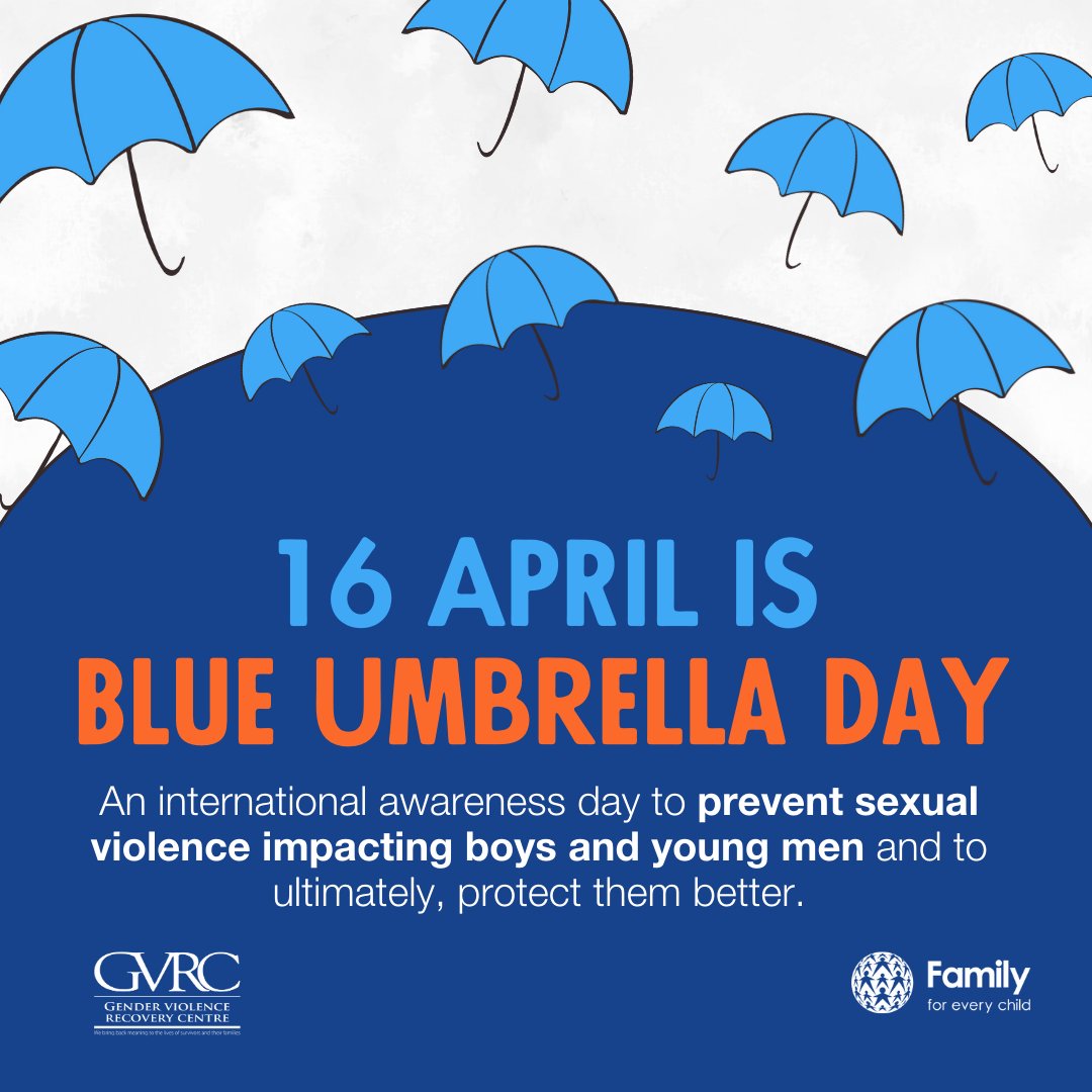 #BlueUmbrellaDay is a reminder to the world that boys can be victims of sexual violence too. Let us combat the stigma, raise awareness & ask for better support for boys & young men. #UnitedForBoys #FamilyForEveryChild @FFEveryChild @denmarkinkenya @undugu_kenya @Pendekezo_Letu