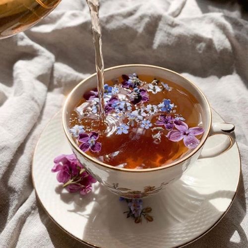 flower tea.