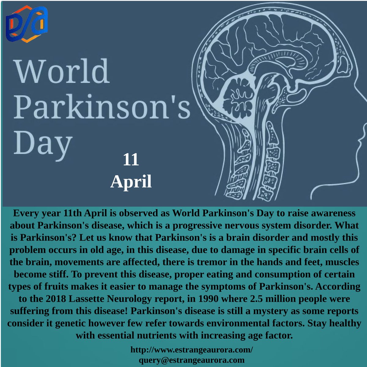 Wishing Everyone a World Parkinson's Day from Estrange Aurora.
#parkinsons #parkinsonsdisease #parkinsonsawareness #parkinson #stroke #parkinsonsexercise #rehabilitation #boxing #parkinsonswarrior #alzheimers #parkinsonsfitness #dementia #neurorehab #braininjury #EstrangeAurora