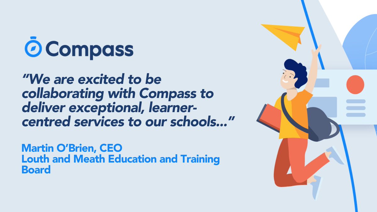 CompassMIS_IE's tweet image. New partnership announcement! 📣 
Compass and Louth and Meath Education and Training Board - a partnership to deliver educational excellence and innovation in Ireland🇮🇪 Discover more 👉 zurl.co/PCZq 
#CompassMIS #LMETB #Partnership #EmpoweringIrishSchools