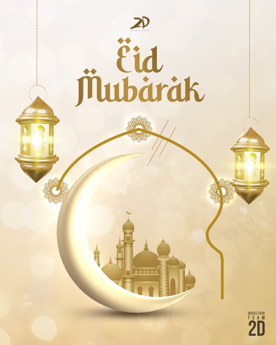 As the crescent moon shines bright, may it bring peace, prosperity, and happiness to your doorstep💖 Wishing you and your family a blessed Eid filled with love and laughter! #EidMubarak 🌙