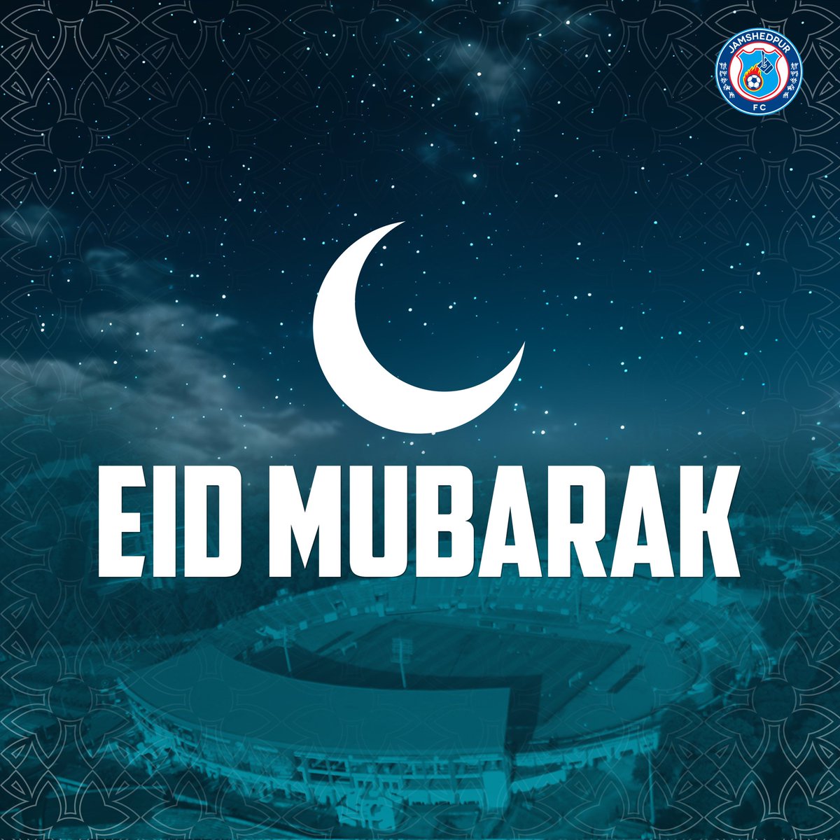 EID Mubarak from all of us at Jamshedpur FC! 🌙✨ May this festive occasion bring joy, peace, and blessings to you and your loved ones. #JamKeKhelo #festivevibes #eid #eidmubarak