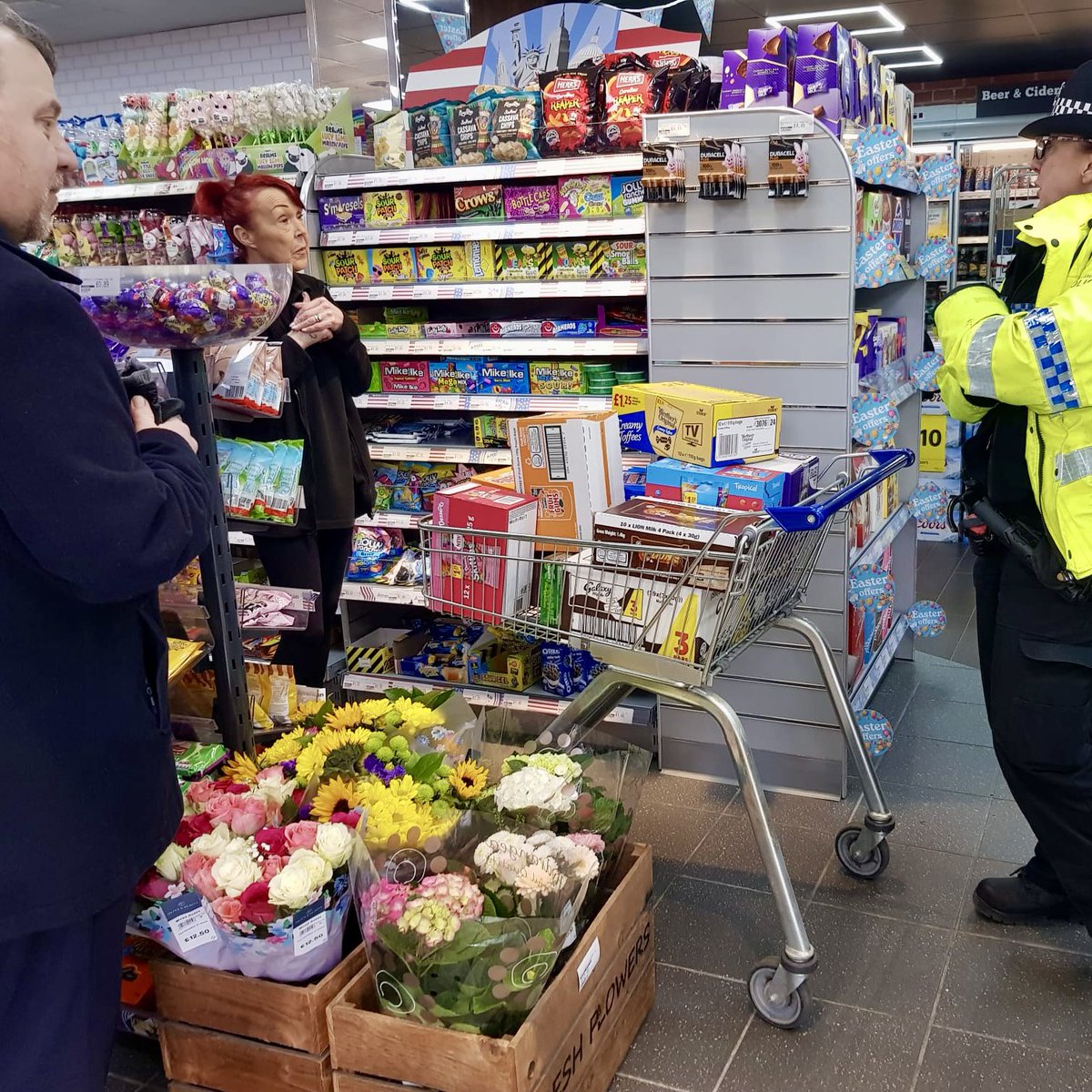 Pleased to see further action to clamp down on the rise of retail crime and protect hardworking staff and businesses across the country. I recently met with Peter who runs the Latchford Co-op who told me about the threats and abuse his team have faced - these measures will help.