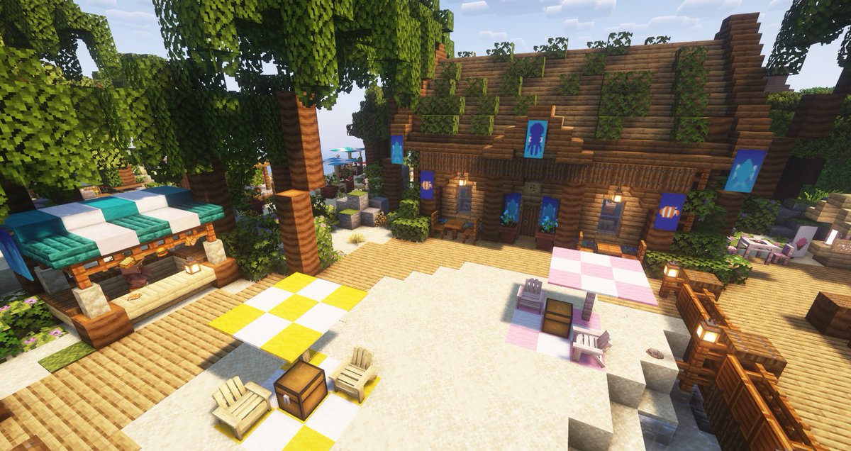 TheTreeStick's tweet photo. 🎣🐟 Minecraft Fishing Shop Build 🌊🪸

🍃 #minecraft #Minecraftbuilds #minecraftideas #minecraftstreamer #twitch #TwitchStreamer 🍃 https://t.co/zmm3hOTwis