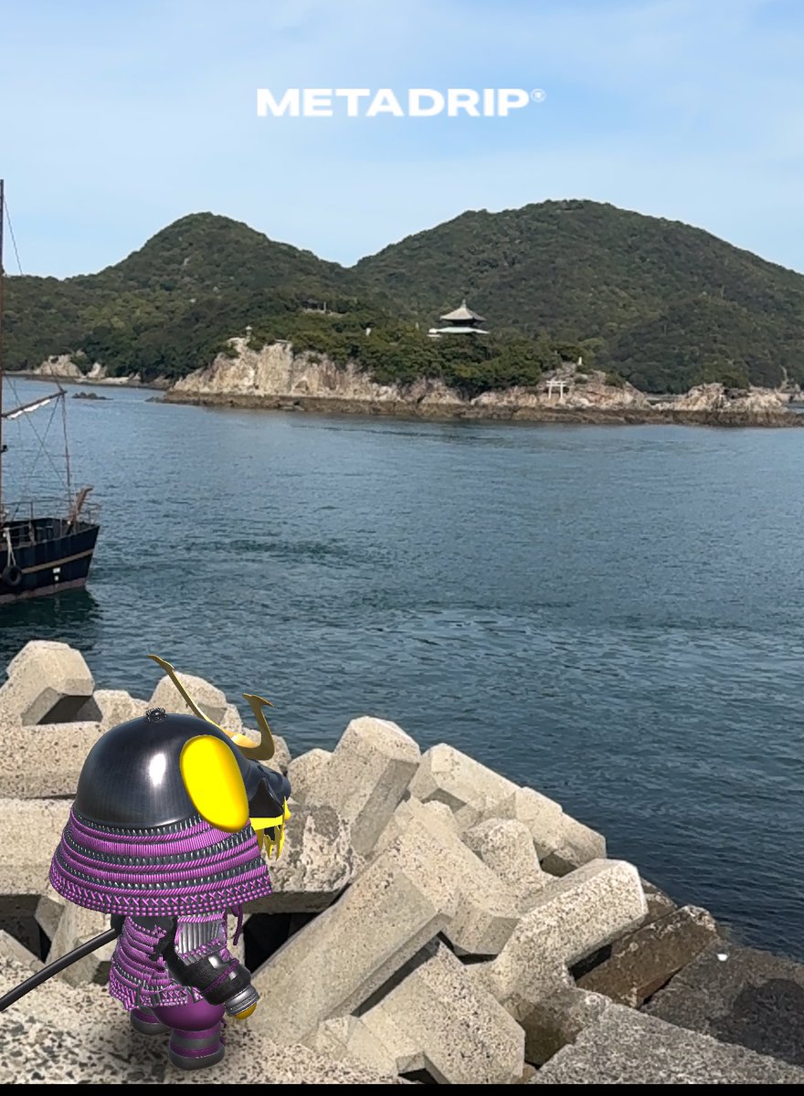 lulu3love's tweet image. 天気も良かったのでうちのワンコ連れてお花見🌸

#MetaSamurai #1BLOCK 
#MetaDrip #宇和島