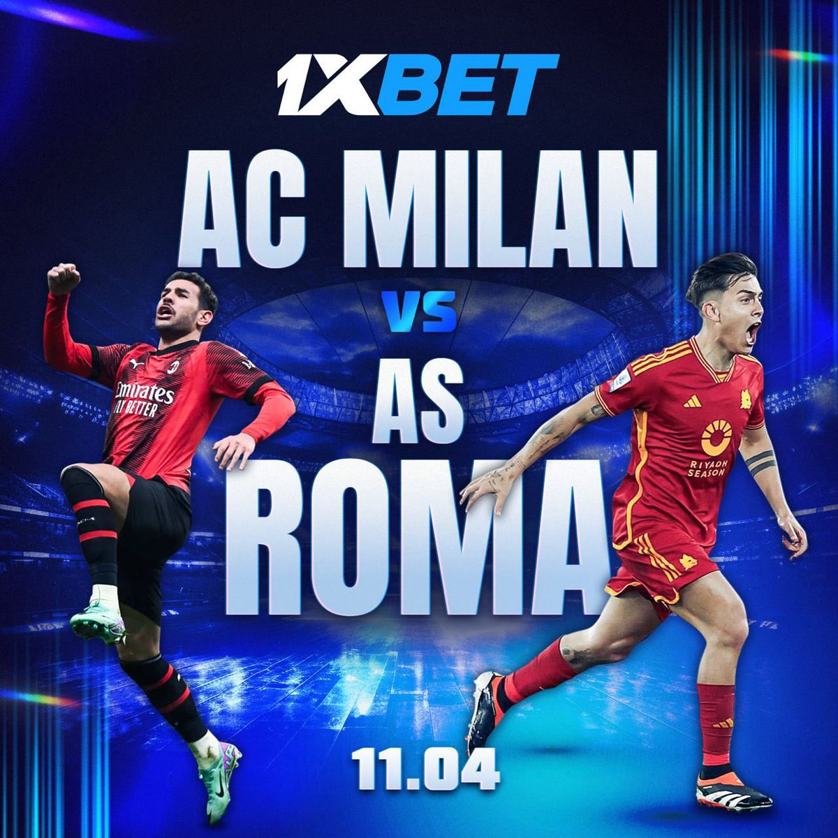 💥🇮🇹Fierce Brawl: Milan — Roma Two Italian titans clash in an epic battle for Europa League semi-final ticket! Roma is yet to win AC Milan in the last 9 games. Will this be their first win in a long time? Triple your money the reliable bookmaker 1xBet! Register & bet using…