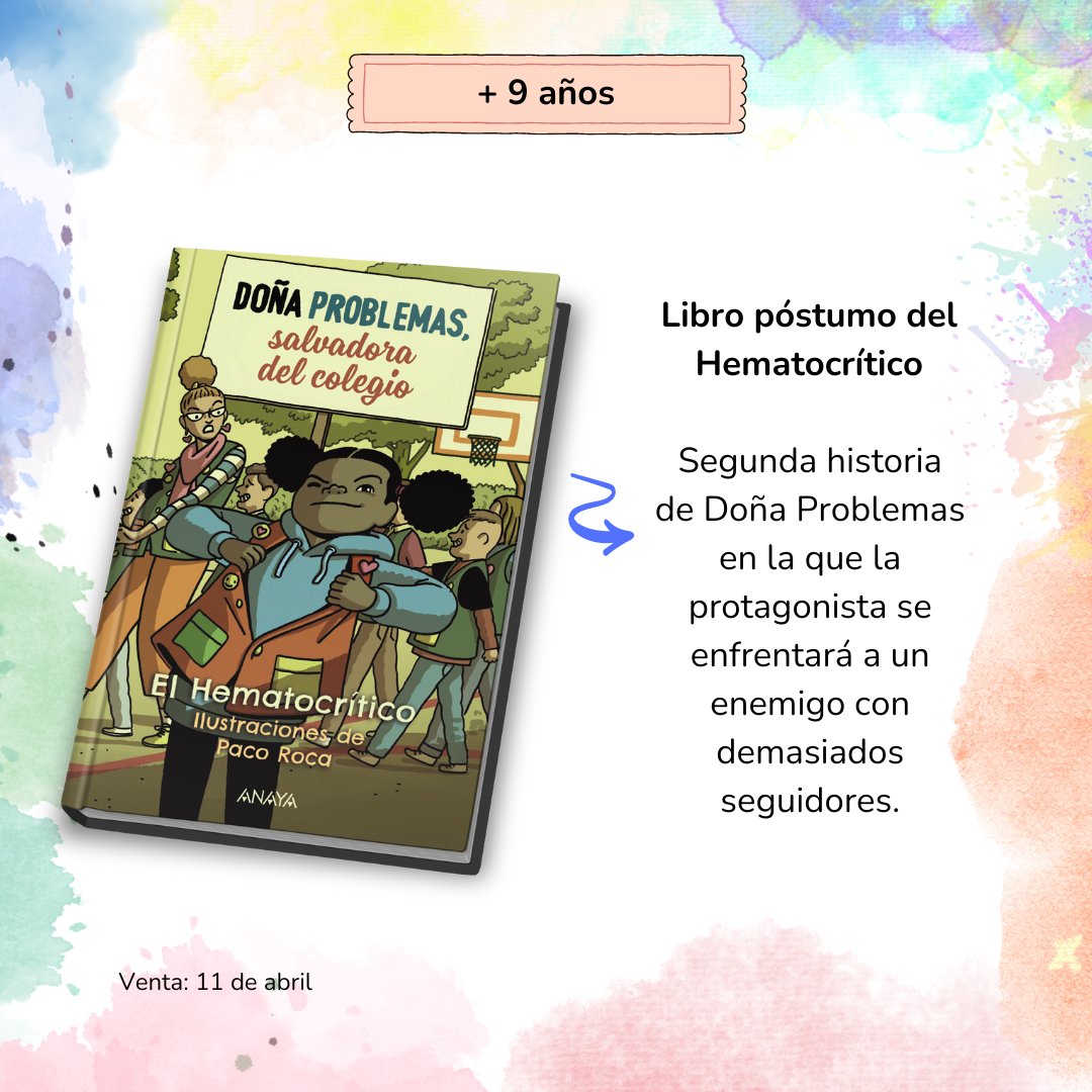 Hoy llega a librerías 'Doña Problemas 2'. Un libro divertidísimo donde Hemato dejó alguna sorpresa bonita para personas queridas. Esther, Noel, Lois... Es como una caja llena de tesoros ❤️‍🩹