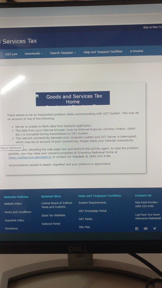 its_mayanksrv's tweet photo. Hello @Infosys_GSTN @cbic_india 
Why are you people wasting our time like this . Can't u anticipate the load on due date specifically when it is a March return. 
#GSTNFailed @nsitharamanoffc @FinMinIndia https://t.co/ptWtG6oN6t