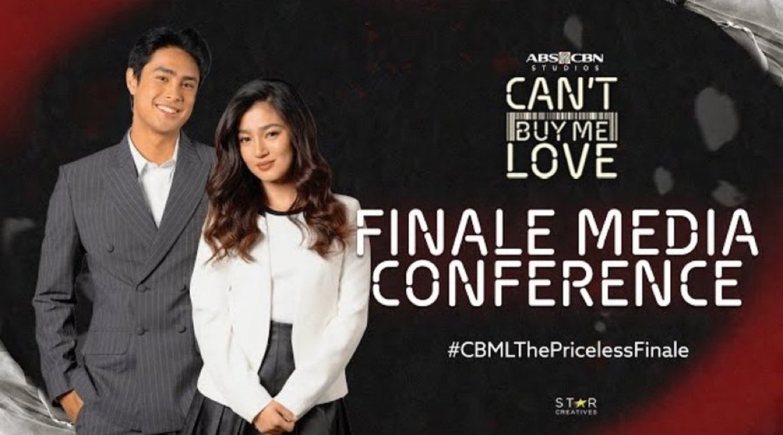 ❤️🖤

CBML FINALE MEDIACON

#CBMLAllTimeHigh
#CBMLThePricelessFinale
#DonnyPangilinan | #BelleMariano
#DonBelle | #CantBuyMeLoveDB