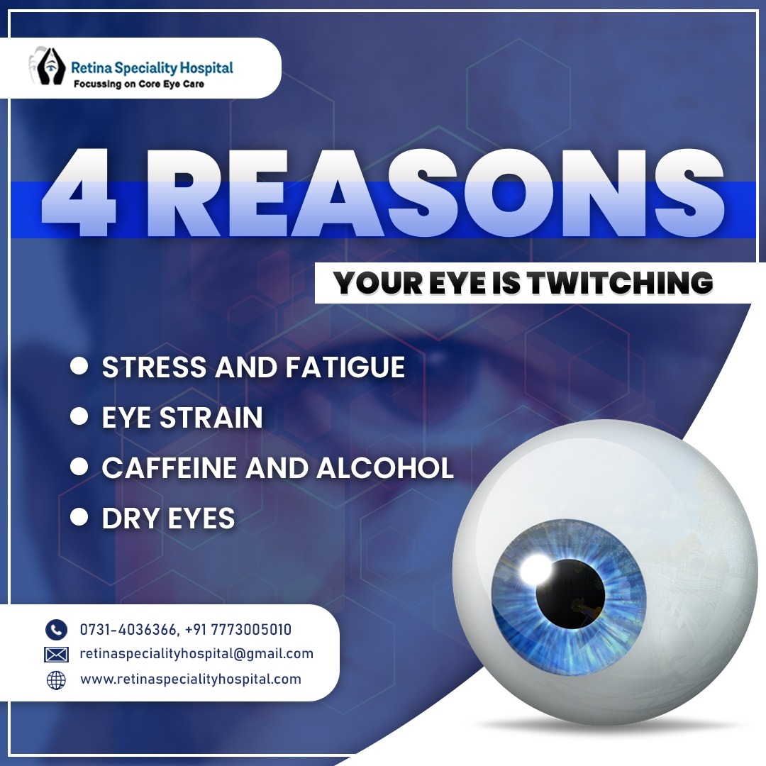 4 Reasons Your Eye Is Twitching

👉Stress and Fatigue
👉Eye Strain
👉Caffeine and Alcohol
👉Dry Eyes

#drsanjayjain #ChildSpecialist #Indore #BestChildSpecialist #Pediatrician #ChildDoctor #Reasons #EyeTwitching #Stress #Fatigue #EyeStrain #Caffeine #Alcohol #DryEyes