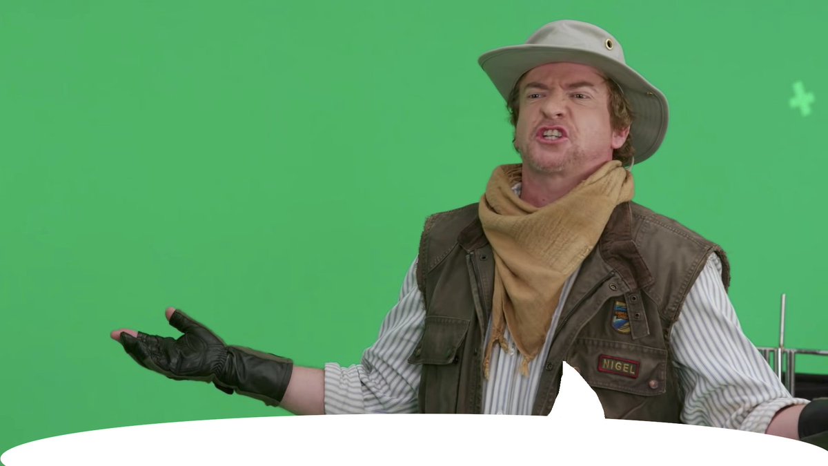 WastingYourGum's tweet photo. The "#FreeNigel in #Jumanji4" campaign continues https://t.co/z7OMTa4A9r