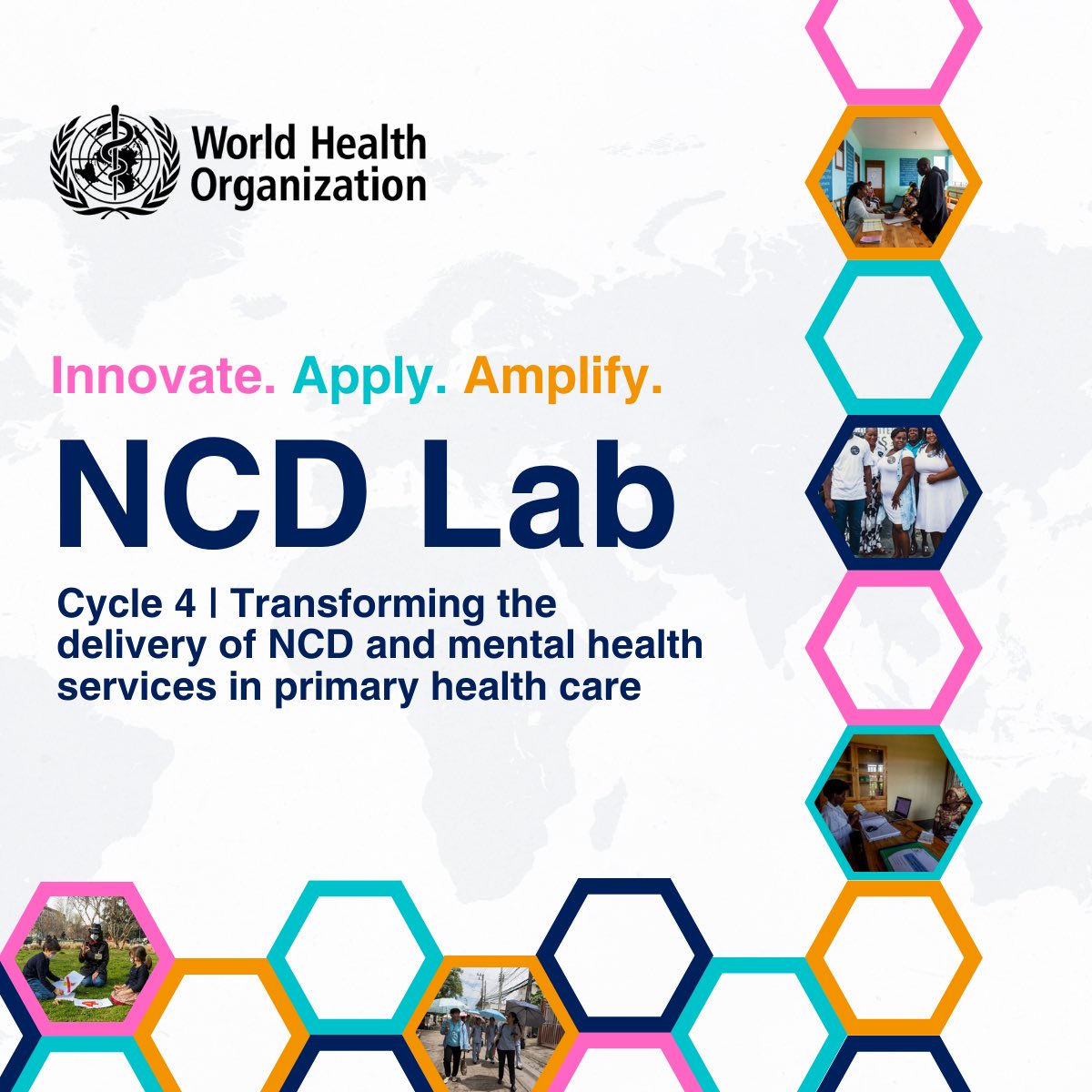 📣 We’re launching the 4th Cycle of the @WHO NCD Lab 🔎 for innovative approaches to strengthen delivery of #NCDs & #MentalHealth services in primary health care. Submit your project by 🗓️ 30 June and receive tailored support to enhance impact & scale. 👉 knowledge-action-portal.com/en/action/ncdl…