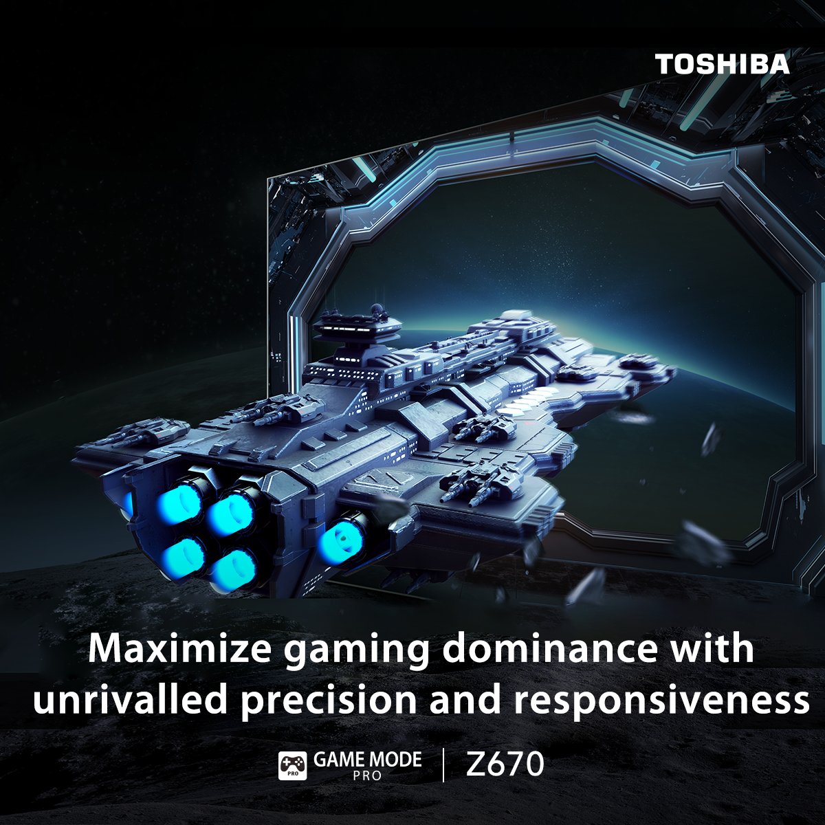 ToshibaTVGlobal's tweet image. Journey through galaxies of ultra-smooth gameplay with #ToshibaTV. Engineered for pixel-perfect color and responsiveness, it features a complete setup with AMD Freesync Premium, VRR 144Hz, and ALLM. Immerse yourself in the ultimate #REGZA experience.
#GAME #HomeEntertaiment #TV