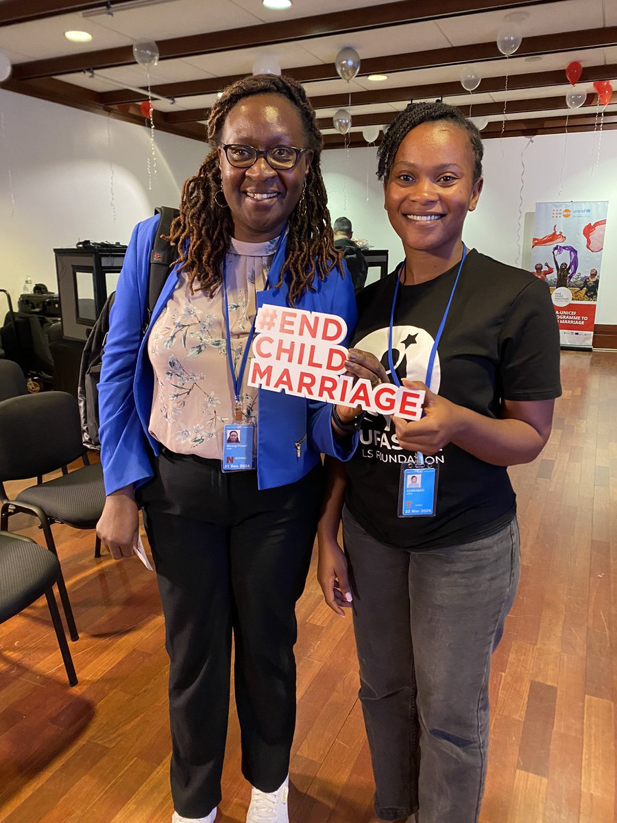 For girls to be able to unlock their potential, pursue their dreams and achieve their fullest potential, we must and should take urgent action to #EndChildMarriage.