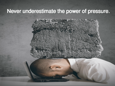 Never underestimate the power of pressure. #salestips #leadershipquote