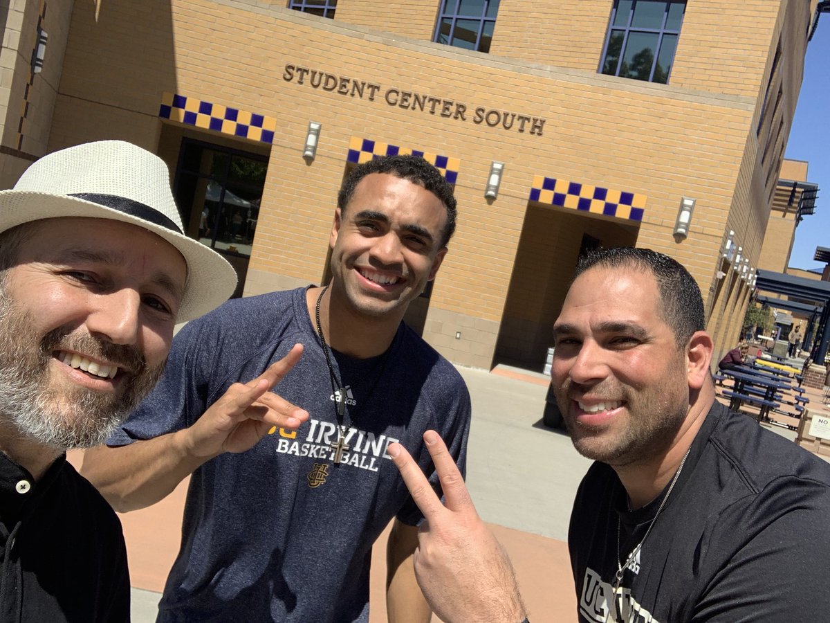 Great seeing our <a href="/UCImbb/">UCI Men's Basketball</a> coaches today! <a href="/alexyng1/">Alex Young</a> <a href="/coachrb25/">Ryan Badrtalei</a> #intellivision
