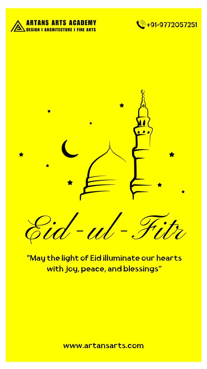 Happy Eid ul fitr

#EidUlFitr #EidMubarak #artansartsacademy #nid #nift #uceed #nata #jeebarch #entranceexam #institute