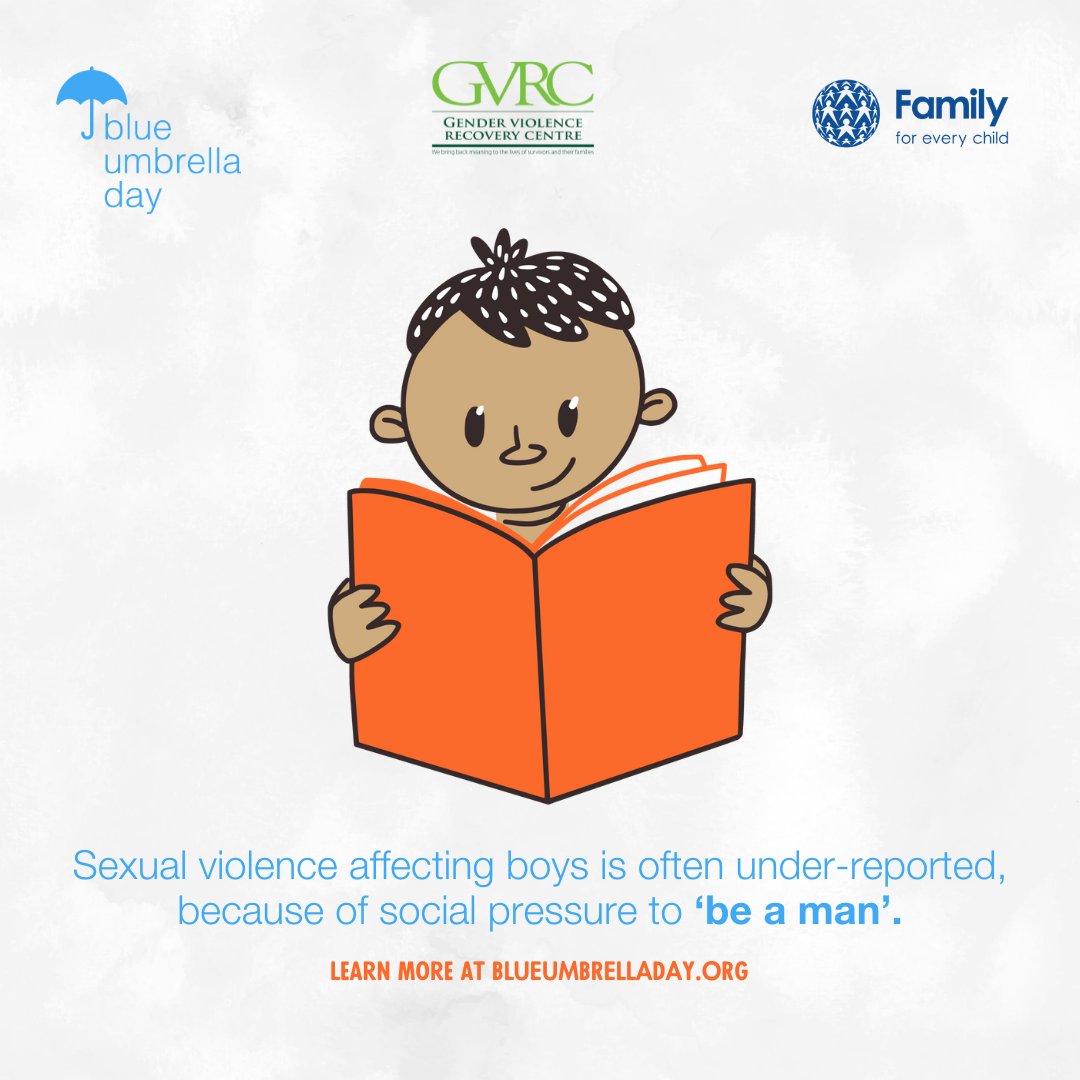 It's time to break the silence & create spaces where boys feel safe to speak out, seek support, and challenge harmful stereotypes that prevent them from accessing help and healing. #BlueUmbrellaDay #UnitedForBoys #FamilyForEveryChild @FFEveryChild @denmarkinkenya @undugu_kenya