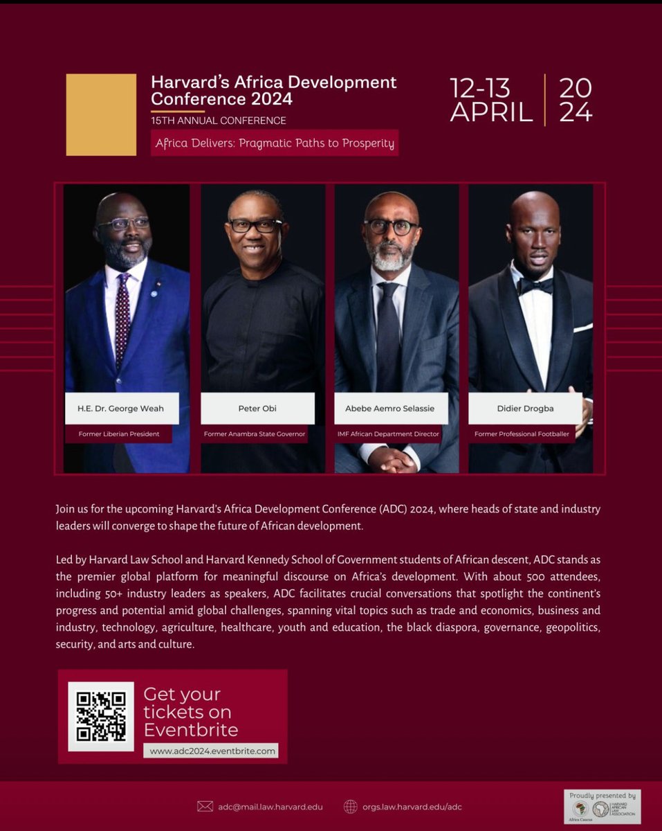 Peter Obi has been scheduled to speak at Harvard's Africa Development conference along side other African leaders in this April... Why is Bulaba's not always invited for something that has to do with intelligent knowledge sharing?