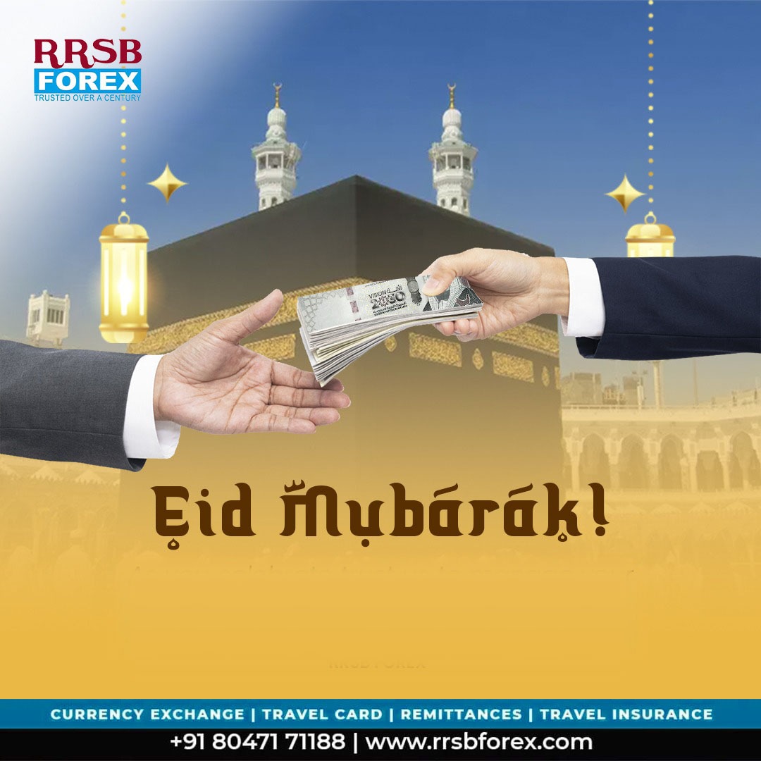 Eid Mubarak! 🌙✨ 
May Allah bless you with lots of happiness and prosperity this festive season! 

#eidmubarak #EidSpirit #RRSBFOREX