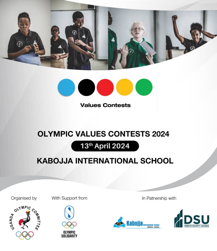 We are excited to join @Official_UOC for the Olympic Values Contest this Saturday at Kabojja International School. This year's contest will have bring together schools from different parts of the country to celebrate the UN International Day of Sport for Development.... 1/2