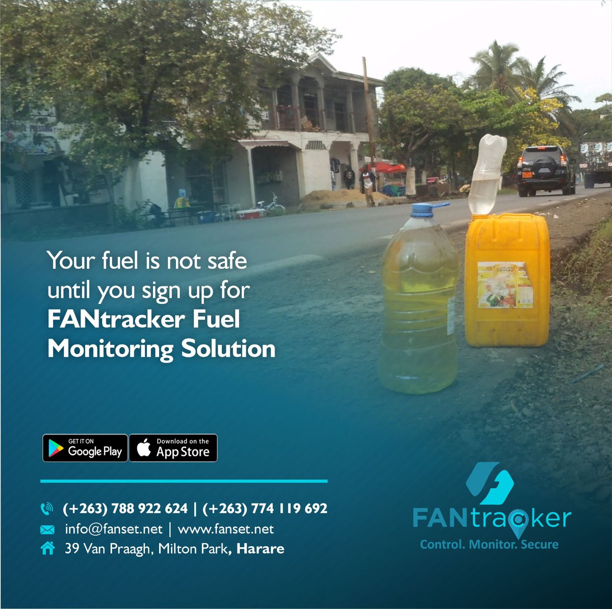 FANtracker Advanced Fuel Monitoring Solution provides accurate fuel range analysis for each vehicle in the entire fleet, helping you make Significant fuel cost Savings while preventing fuel theft! Contact: +263778179409/+263774119692 #FANtracker #Fuelmonitoring #Vehicletracking