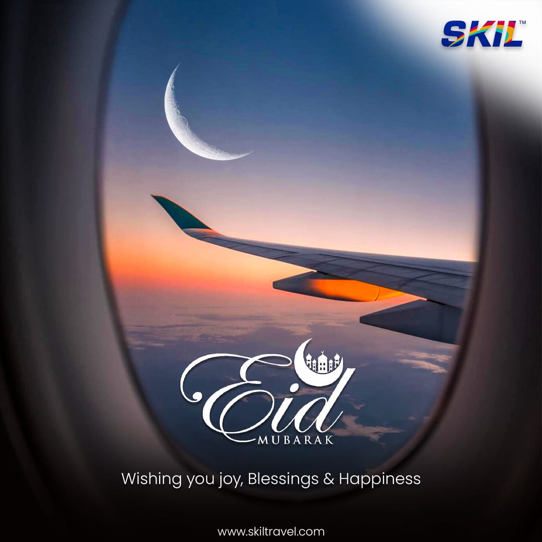 At 𝐒𝐊𝐈𝐋 𝐓𝐫𝐚𝐯𝐞𝐥, we extend our heartfelt greetings on this 𝐄𝐢𝐝 𝐮𝐥 𝐅𝐢𝐭𝐫. May this occasion bring you and your loved ones peace, prosperity, and the opportunity to connect and create lasting memories. #SKIL #SKILTravel #eid #eidmubarak #Eid2024 #EidVibes #ramadan