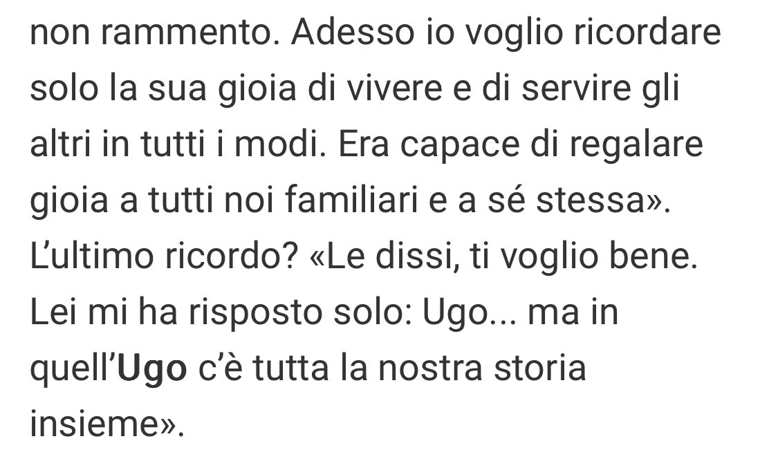 “C’è una grande confusione nella mia testa, è come se... come se un vento avesse portato via della sabbia da una parte e poi da un’altra parte e poi... l’immagine viene oscurata”. Ugo Pagliai parla di Paola Gassman e sceglie parole bellissime e strazianti.