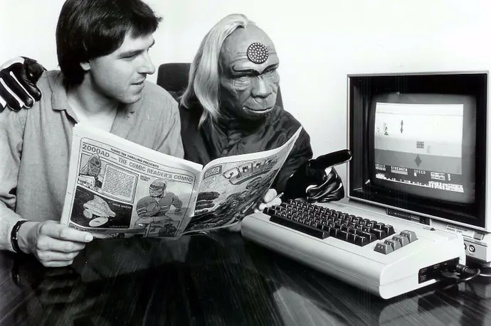 An interesting article about 2000AD 8-Bit Games #Commodore64 Strontium Dog: The Death Gauntlet (Quicksilva, 1984) Strontium Dog: The Killing (Quicksilva, 1984) Rogue Trooper (Piranha, 1986) Nemesis The Warlock (Martech, 1987) Slaine (Martech, 1987) Judge Dredd (Melbourne House,