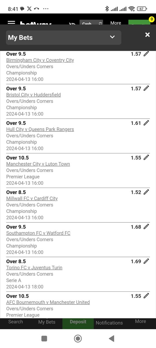 LindoMkhi's tweet photo. X6F2F1AE0
1270odds, well researched ..will leave it to the teams now..
Let's go!!! https://t.co/RsXkr78PV2