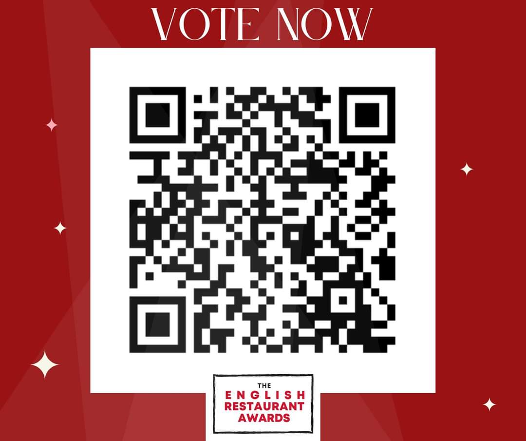 We've been nominated in the 'Best Seafood Restaurant' category at the #EnglishRestaurantAwards - feel free to vote for us using the QR code if you love what we do!