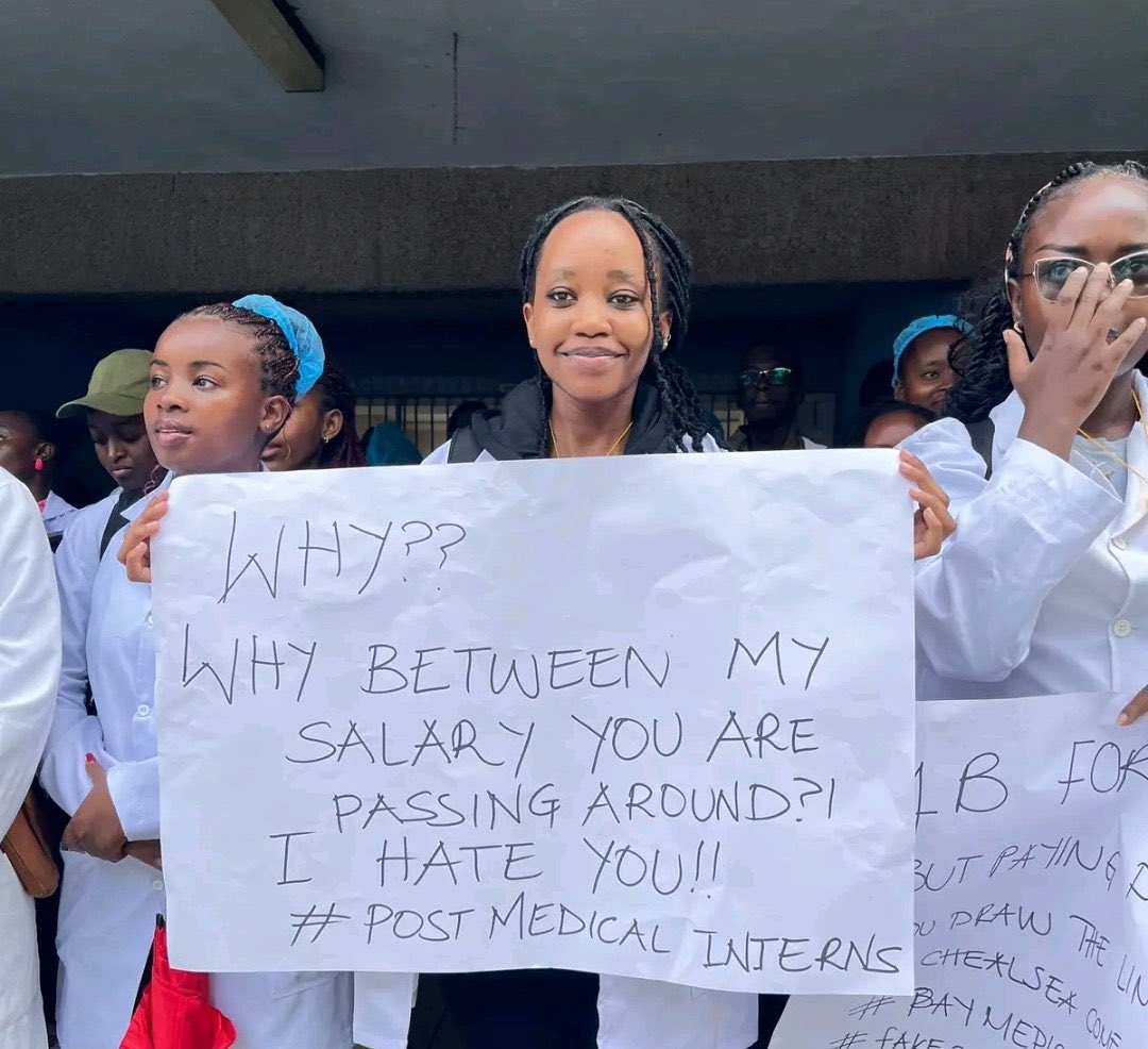 QuincyWandera's tweet photo. For a week I have struggled to understand this placard…..and then….. https://t.co/UeIRot5EES