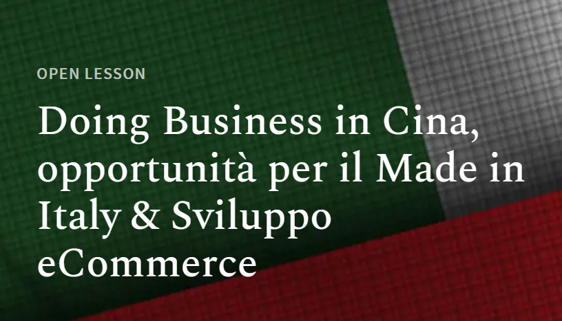 Mr. Carlo Diego D'Andrea, Managing Partner of D’Andrea & Partners Legal Counsel will be a distinguished speaker at an upcoming seminar “Fostering Business Opportunities in China: Strategies for Success” during the Education Week by 24ORE Business School on April 15th.