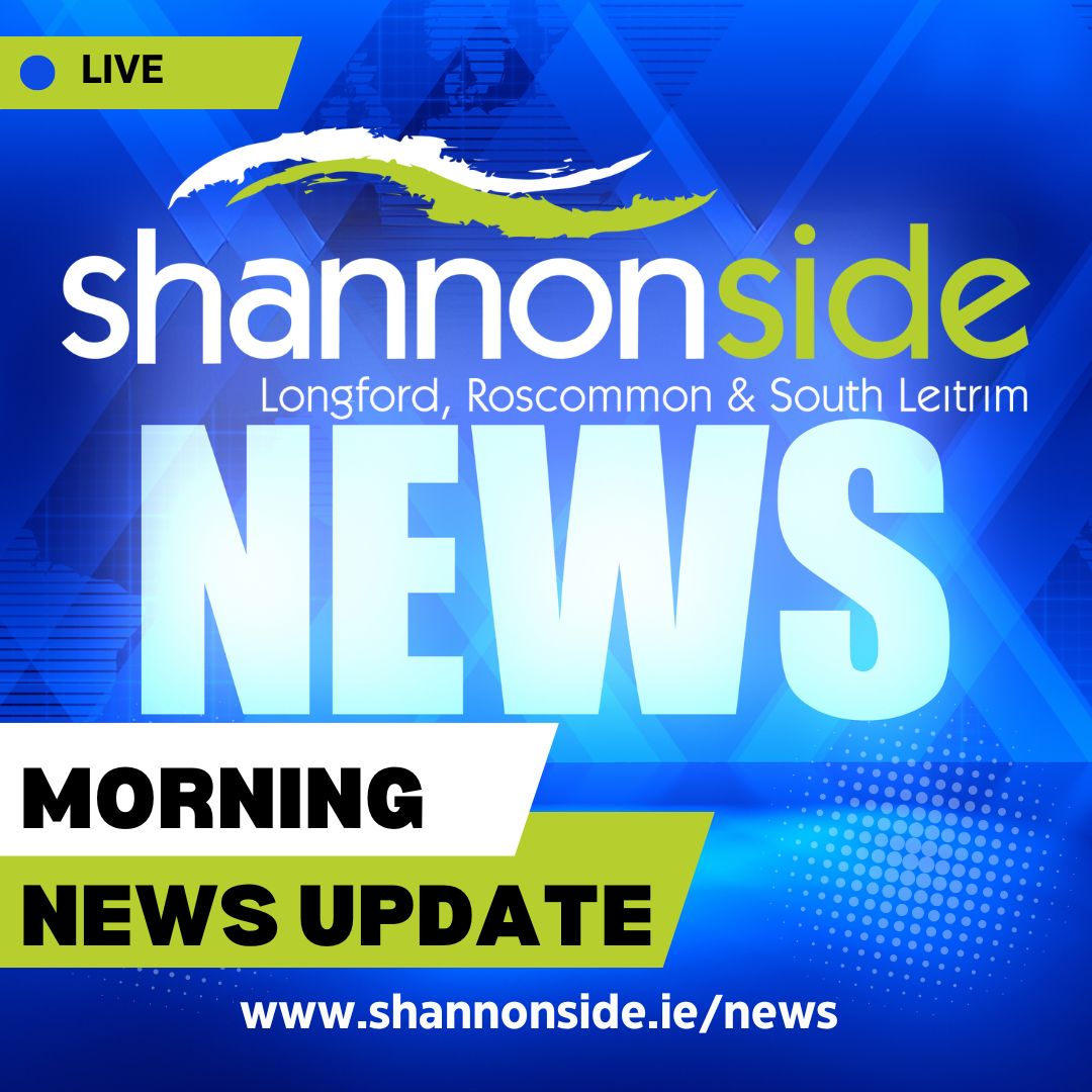 Coming up on Shannonside FM at 8am: - Gardai have raided their second cannabis growhouse in west Roscommon in consecutive days - Some churches may not have weekly Mass in future years, says local priest - Strokestown playground shut down over vandalism