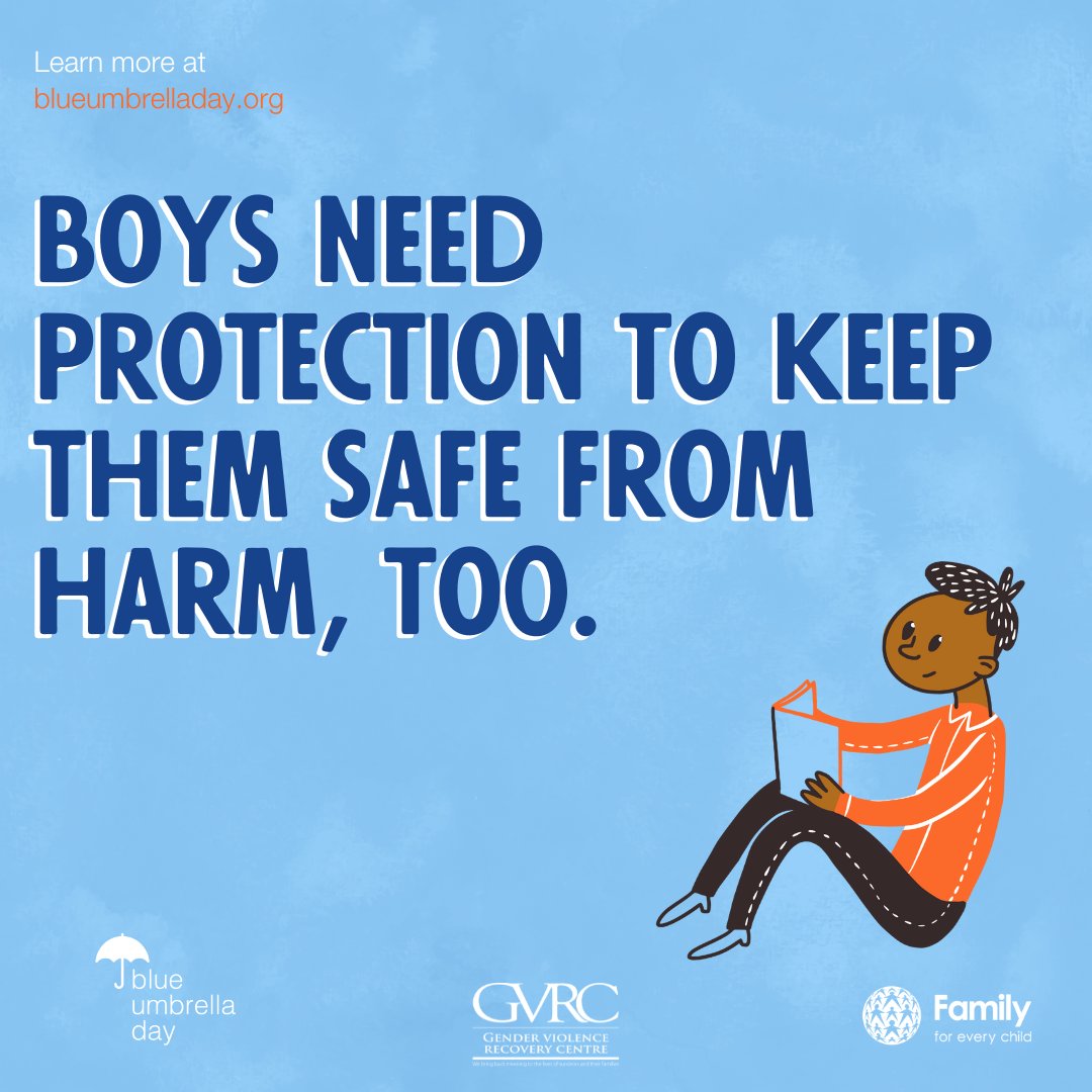 By providing protection, guidance, and support, we create a nurturing environment where boys can grow and thrive without fear of harm. #BlueUmbrellaDay #UnitedForBoys #FamilyForEveryChild @FFEveryChild @denmarkinkenya @undugu_kenya @Pendekezo_Letu